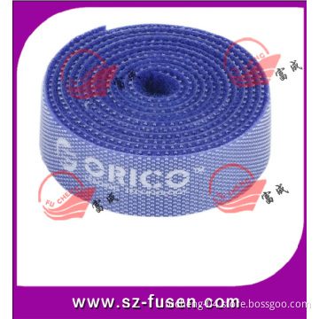 Custom Self Locked Hook Loop Velcro Nylon Tape for Cable